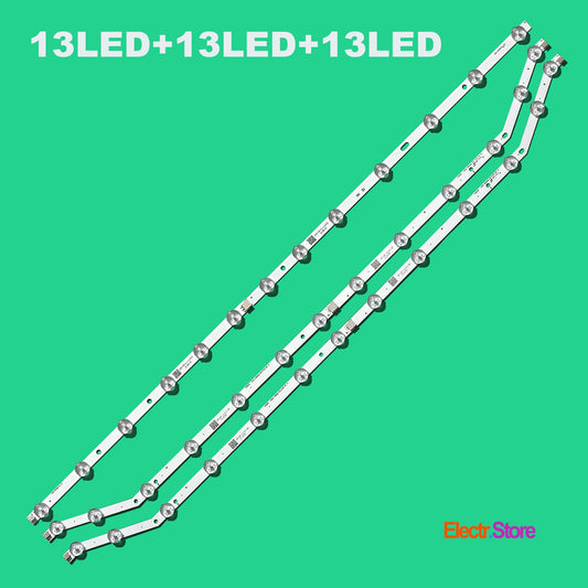 LED Backlight Strip Kits Kits, 2013SVS40, D3GE-400SMA-R2/D3GE-400SMB-R3, BN96-28766A/BN96-28767B, 13/13/13 LED (3pcs/kit), for TV 40" Samsung: UE40EH5040WXUA, UE40EH5300 WXZG, UE40EH5000, UE40H5303AK 40" BN96-28766A BN96-28767B D3GE-400SMA-R2 D3GE-400SMB-R3 LED Backlights Samsung Electr.Store