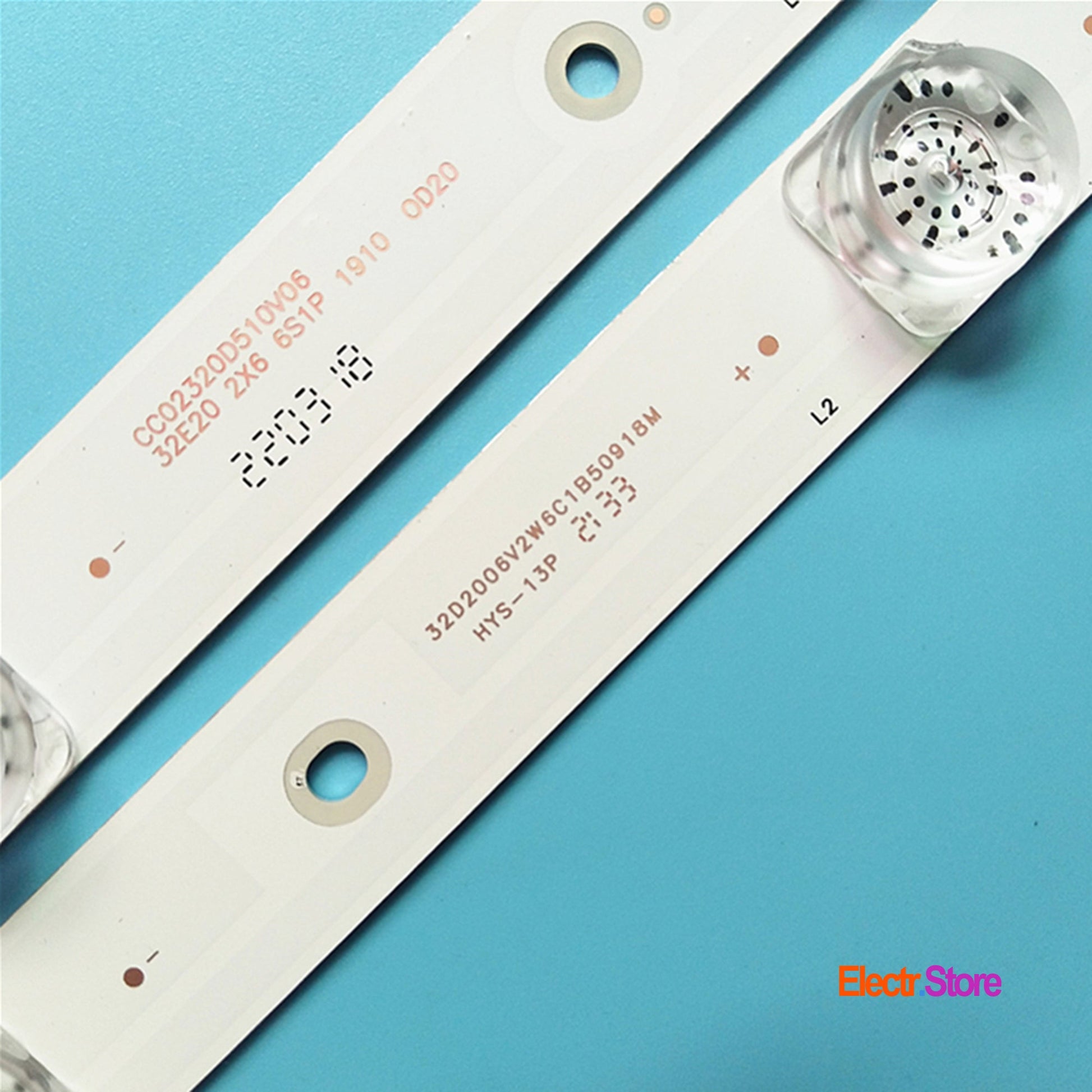 LED Backlight Strip Kits, CC02320D510V06 32E20 2x6 6S1P 1910 0D20, CC02320D510V09 32E20 2x6 6S1P 1410 0D20, MS-L2027 (2 pcs/kit), for TV 32" Dexp: F32D7000, F32D7000B, F32D7000C, F32D7000C/W 32" CC02320D510V06 32e20 2x6 6s1p 1910 0d20 Dexp LED Backlights LEVEL Matrix Panda UNITED Electr.Store