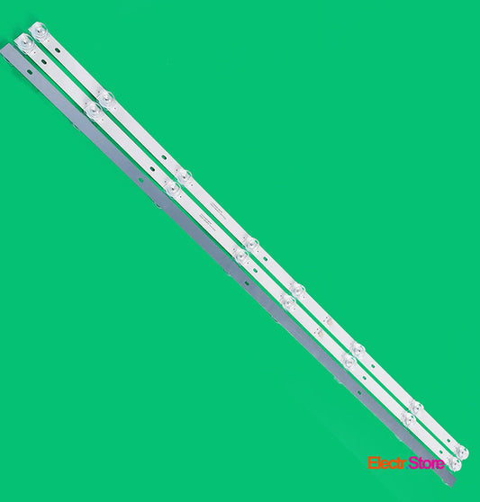 LED Backlight Strip Kits, CC02430D738V08, CC02430D738V04, 43E20_3X8_8S1P_1410_OD20 (3 pcs/kit), for TV 43" Konka: ELED46-88 43" 43E20_3X8_8S1P_1410_OD20 CC02430D738V04 Dexp Konka LED Backlights No Brand Skyline Electr.Store