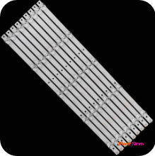 LED Backlight Strip Kits, CC02550D485V10, 55E20_5X9_5S1P_1410 (9 pcs/kit), for TV 55" Konka: LED55UA8100, LED55K1100A, U55W, K55S 55" Baird Konka LED Backlights Qantec Electr.Store