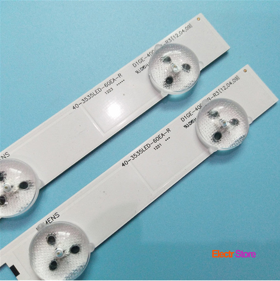 LED Backlight Strip Kits, 2012SVS40, D1GE-400SCA-R3/D1GE-400SCB-R3, BN96-24089A/BN96-24090A (10 pcs/kit), for TV 40" 40" D1GE-400SCA-R3 D1GE-400SCB-R3 LED Backlights Samsung Electr.Store