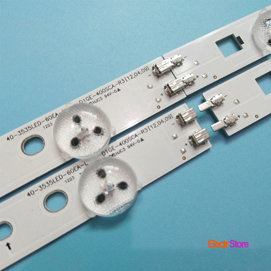 LED Backlight Strip Kits, 2012SVS40, D1GE-400SCA-R3/D1GE-400SCB-R3, BN96-24089A/BN96-24090A (10 pcs/kit), for TV 40" SAMSUNG: UE40EH5000, UN40EH5300, UN40EH6030, UE40EH5300 40" D1GE-400SCA-R3 D1GE-400SCB-R3 LED Backlights Samsung Electr.Store