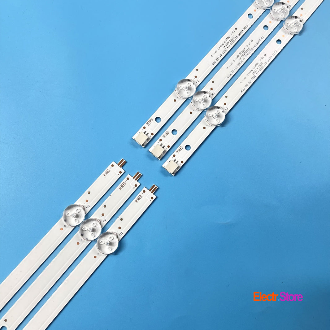 LED Backlight Strip Kits, GC43D08-ZC22AG-13/14/15/17/23, 303GC430041/43/44 (3 pcs/kit), for TV 43" 303GC430041 43" BOE GC43D08-ZC22AG-14 LED Backlights Samsung Electr.Store
