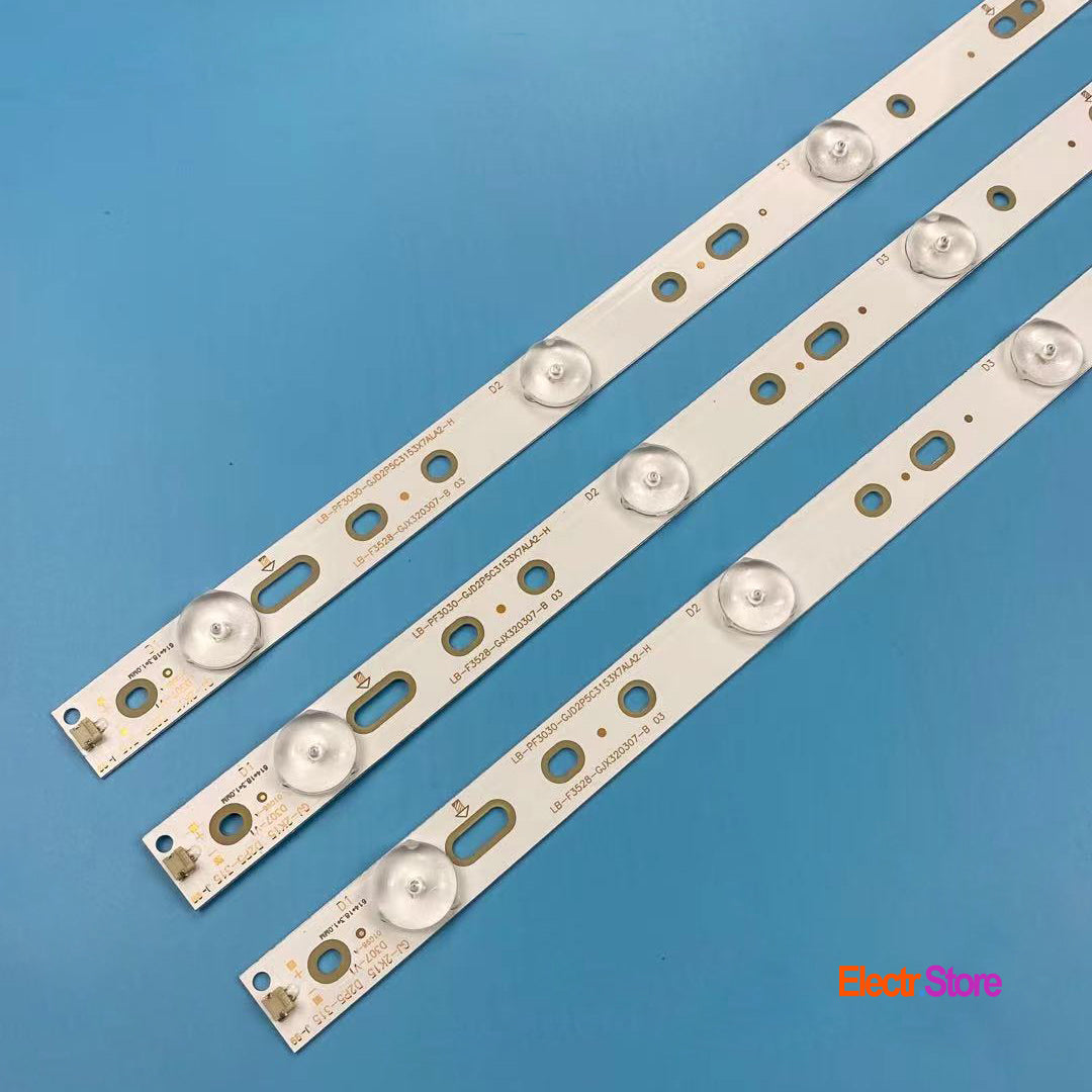 LED Backlight Strip Kits, LB-F3528-GJX320307-B, LB-PF3030-GJD2P5C3153X7ALA2-H, GJ-2K15 D2P5-315 D307-V1 (3 pcs/kit), for TV 32" PHILIPS: 32PFK4309 32" D2P5-315 D307-V1 GJ-2K15 LB-F3528-GJX320307-B LB-PF3030-GJD2P5C3153X7ALA2-H LED Backlights PHILIPS Electr.Store