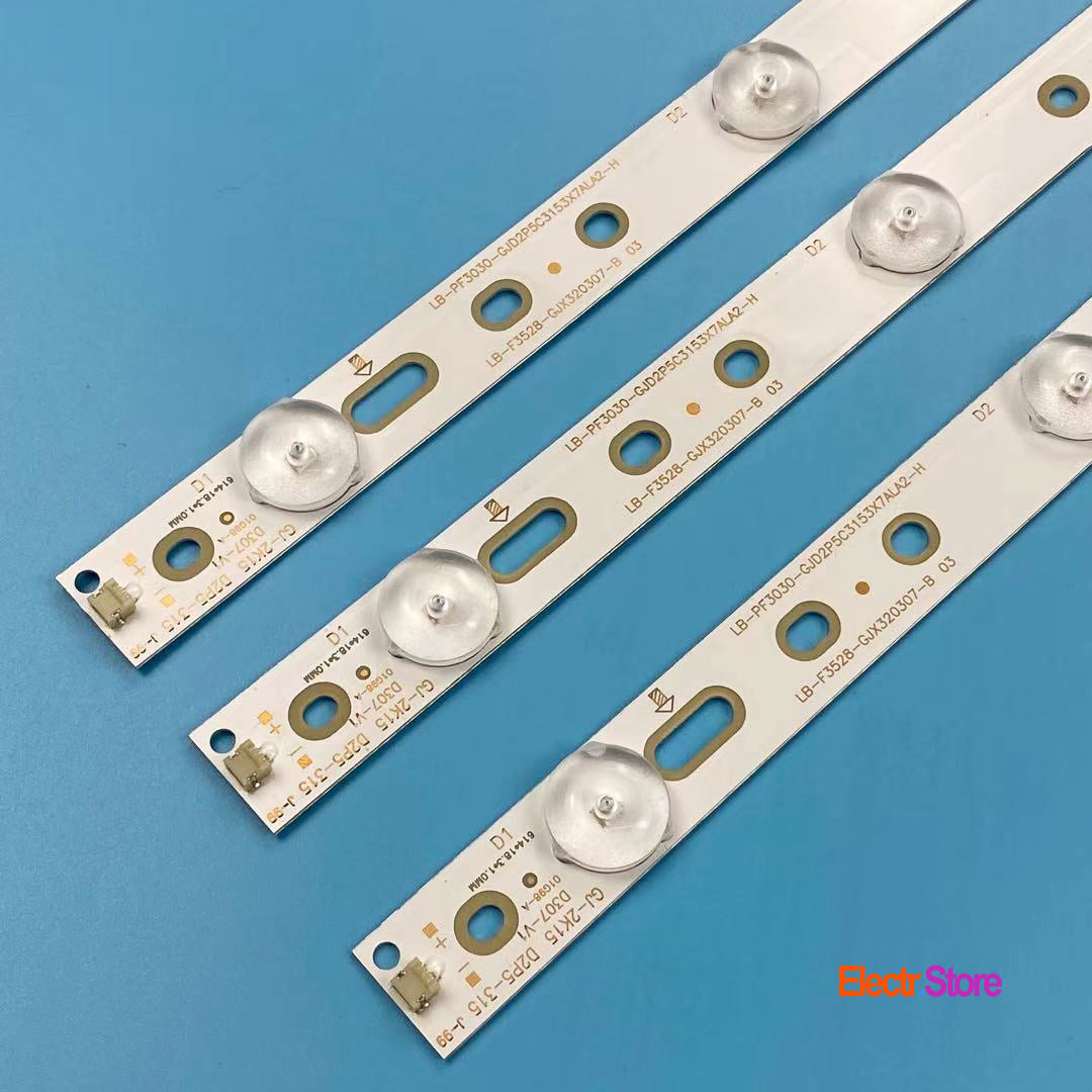 LED Backlight Strip Kits, LB-F3528-GJX320307-B, LB-PF3030-GJD2P5C3153X7ALA2-H, GJ-2K15 D2P5-315 D307-V1 (3 pcs/kit), for TV 32" PANEL: TPT315B5-DXJSFE REVSE1E, TPT315B5-AN02.S REVS2D, TPT315B5-EUJFFE REVS1F, TPT315B5-DXJSFE 32" D2P5-315 D307-V1 GJ-2K15 LB-F3528-GJX320307-B LB-PF3030-GJD2P5C3153X7ALA2-H LED Backlights PHILIPS Electr.Store