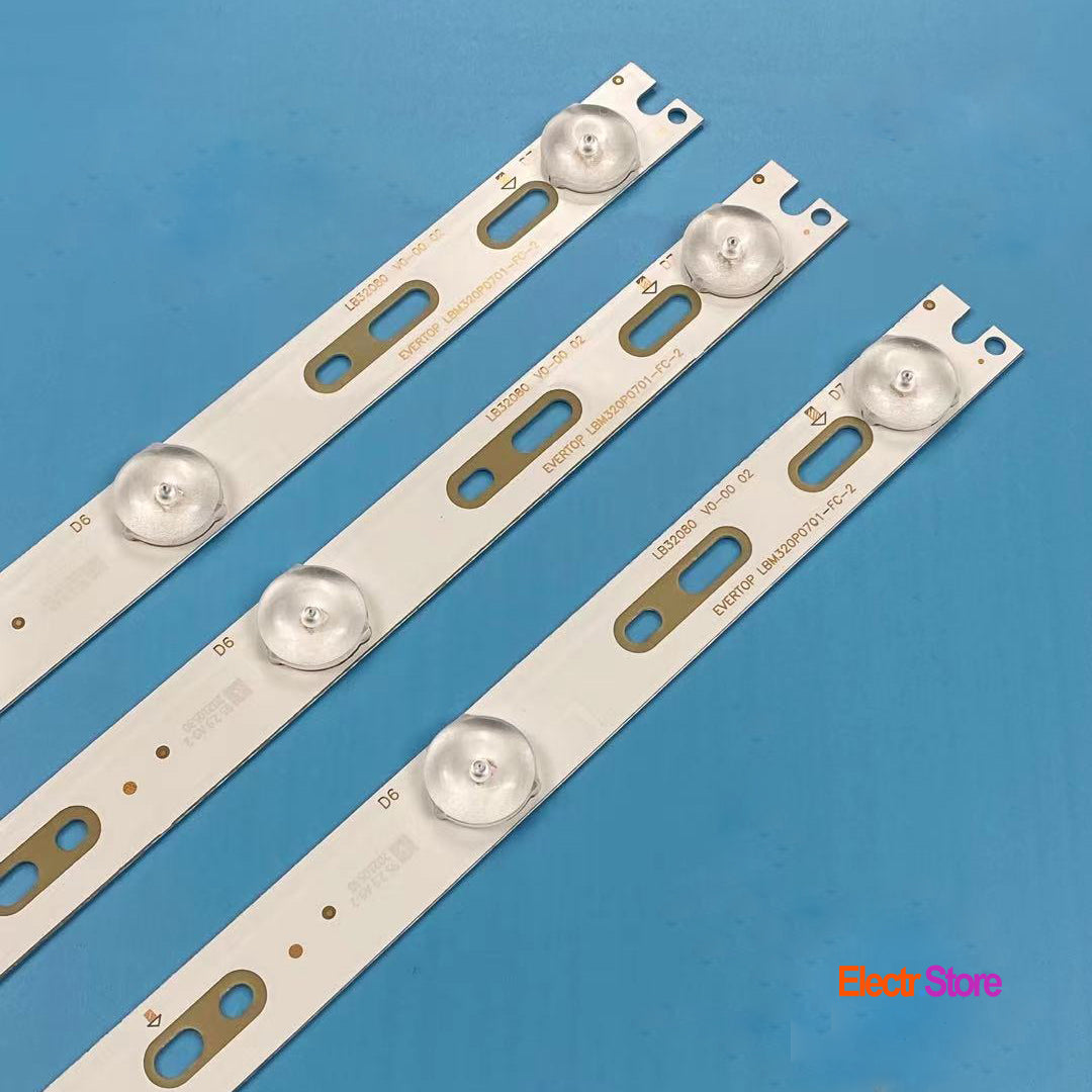 LED Backlight Strip Kits, LB-F3528-GJX320307-B, LB-PF3030-GJD2P5C3153X7ALA2-H, GJ-2K15 D2P5-315 D307-V1 (3 pcs/kit), for TV 32" PANEL: TPT315B5-DXJSFE REVSE1E, TPT315B5-AN02.S REVS2D, TPT315B5-EUJFFE REVS1F, TPT315B5-DXJSFE 32" D2P5-315 D307-V1 GJ-2K15 LB-F3528-GJX320307-B LB-PF3030-GJD2P5C3153X7ALA2-H LED Backlights PHILIPS Electr.Store