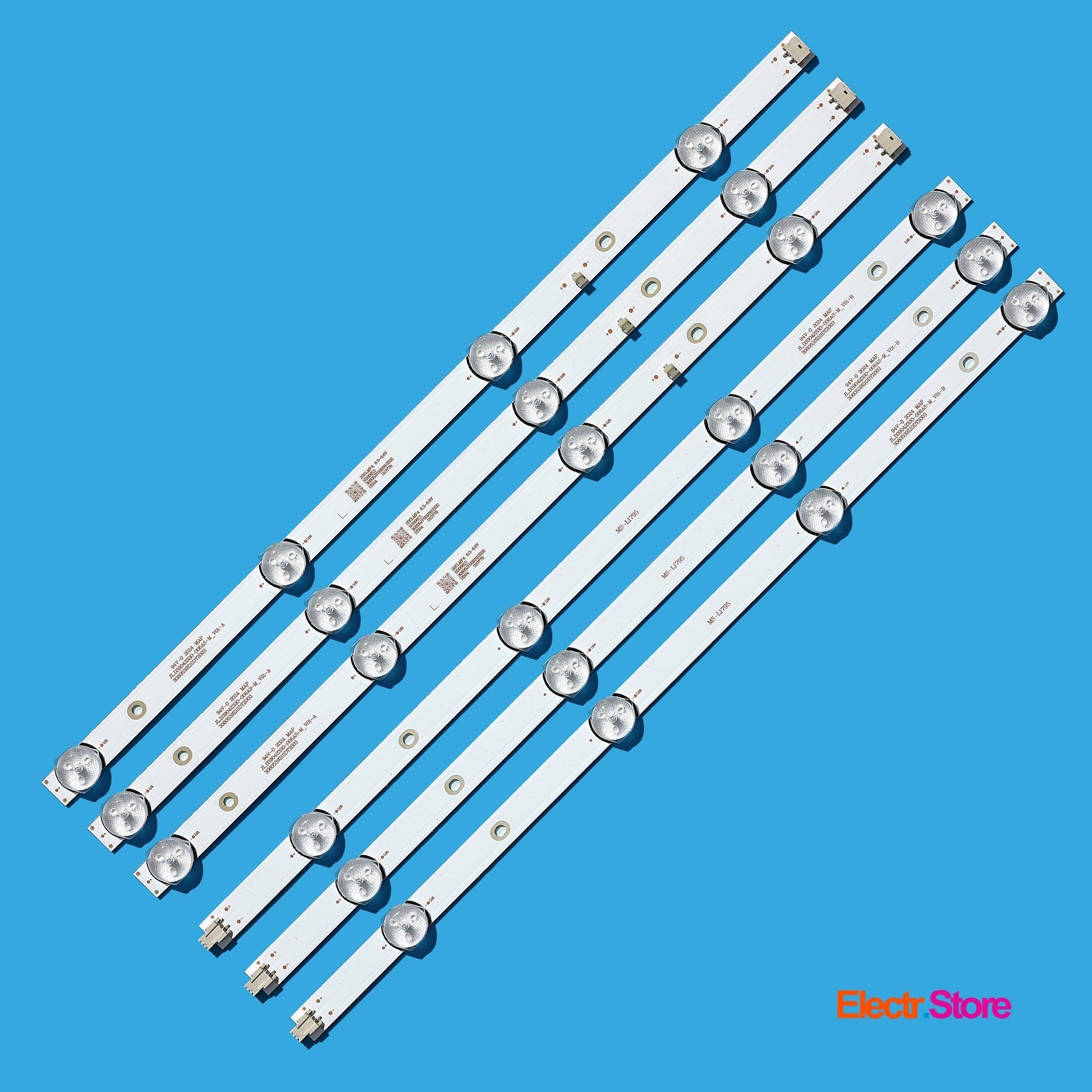 LED Backlight Strip Kits, JL.D39042330-006AS-M, 3080539Z10DTZ003, MS-L1795 (3 pcs/kit), for TV 39", 40" Akai: 39LEX-5045 / T2C, AKTV40 3080539Z10DTZ003 39"40" Akai BBK Haier JL.D39042330-006AS-M LED Backlights MS-L1795 Multi Others PIXEL SKYTECH Smart-tech Electr.Store