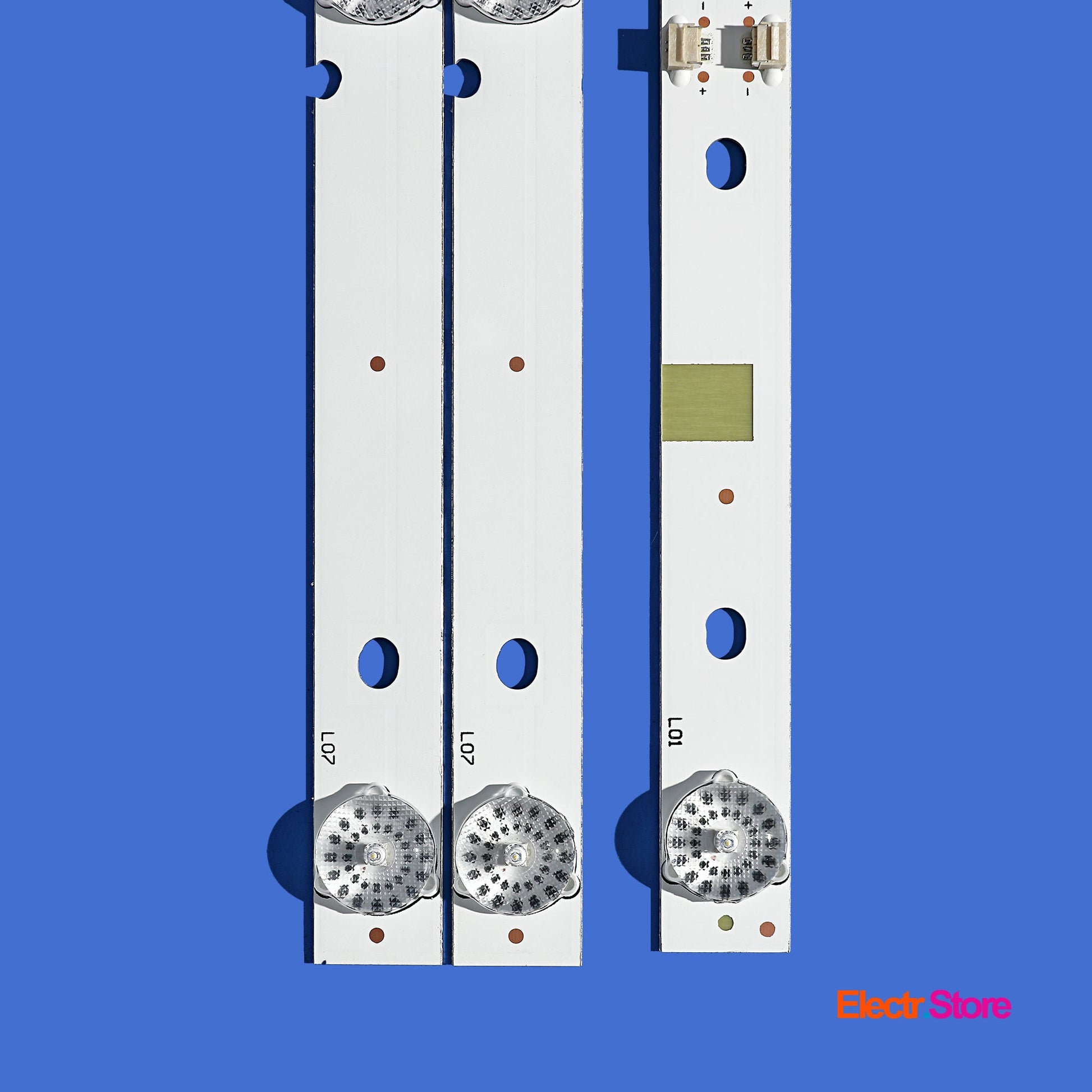 LED Backlight Strip Kits, JS-D-JP3910-071EC, JS-D-JP3910-061EC, E39DU1000, 7/6/7LED (3 pcs/kit), for TV 39"40" PANDA: LC390TA 2A 39"40" Akai E39DU1000 JS-D-JP3910-061EC JS-D-JP3910-071EC LED Backlights Panda ROWA Electr.Store