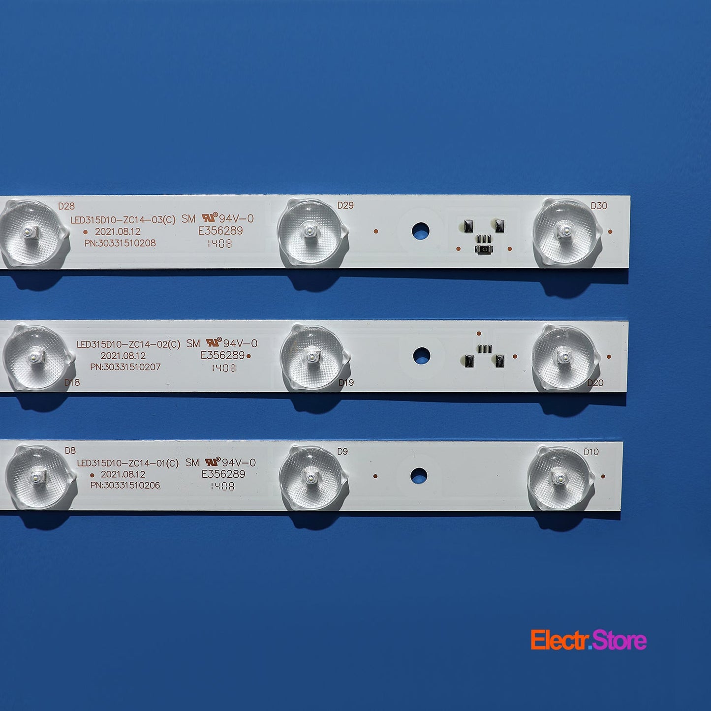 LED Backlight Strip Kits, 30331510211, LED315D10-ZC14-01(C), LED315D10-ZC14-01(D) (3 pcs/kit), for TV 32" JVC: LT-32M345 32" Haier JVC LED Backlights LED315D10-ZC14-01(C) Electr.Store