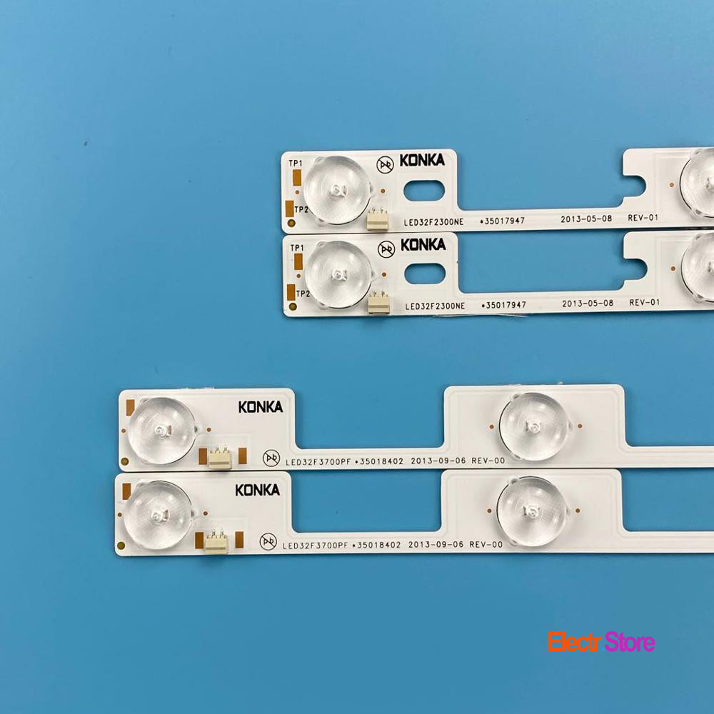 LED Backlight Strip Kits, LED32F2300NE, 35017947, LED32F3700PF, 35018402 (4 pcs/kit), for TV 32" KONKA 32" 35017947 35018402 Konka LED Backlights LED32F2300NE LED32F3700PF Electr.Store