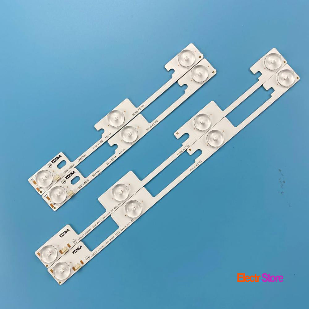 LED Backlight Strip Kits, LED32F2300NE, 35017947, LED32F3700PF, 35018402 (4 pcs/kit), for TV 32" KONKA 32" 35017947 35018402 Konka LED Backlights LED32F2300NE LED32F3700PF Electr.Store