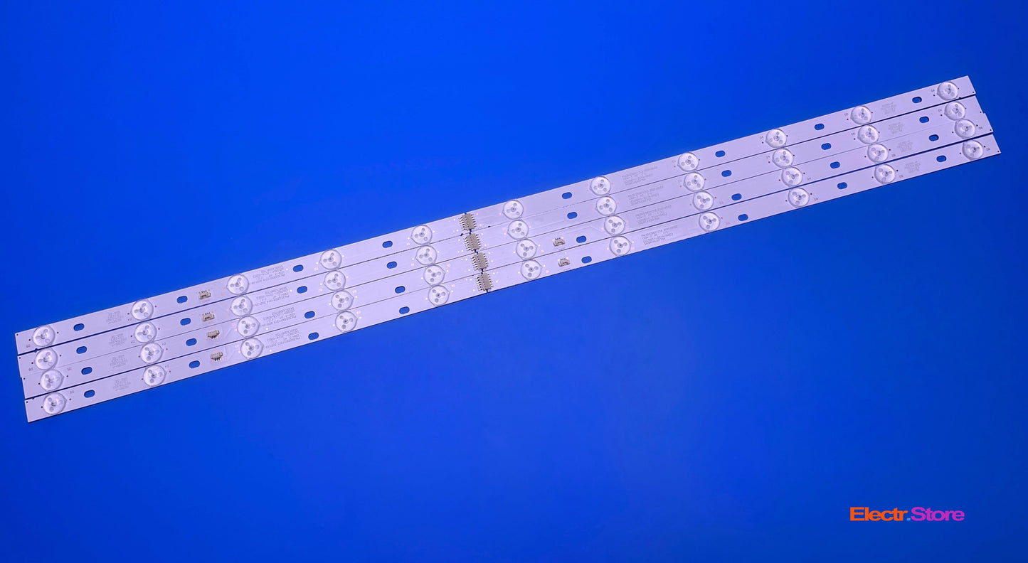 LED Backlight Strip Kits, LED39D11-ZC14-01/02/03/04, 30339011213/4/5/6 (8 pcs/Kit), for TV 39", 40" JVC: lt-39m440, lt-39m640 30339011213 30339011214 30339011215 30339011216 39"40" Haier JVC LED Backlights LED39D11-ZC14-01(C) LED39D11-ZC14-02(C) LED39D11-ZC14-03(C) LED39D11-ZC14-04(C) Matrix Mystery pioneer Electr.Store