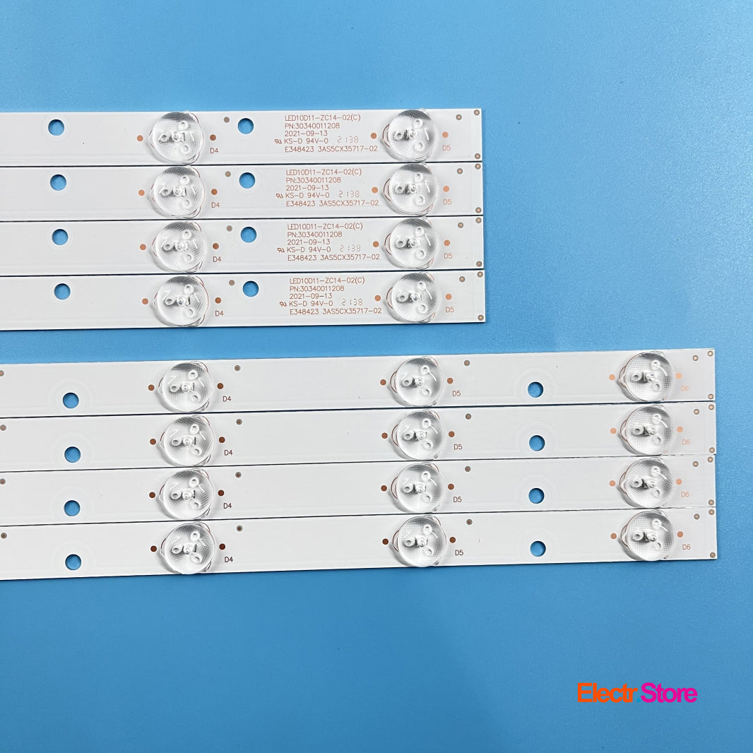 LED Backlight Strip Kits, LED40D11-ZC14-01/02, 30340011207/08 (8 pcs/kit), for TV 40" 40" Haier LED Backlights LED40D11-ZC14-01 LED40D11-ZC14-02 TCL Electr.Store