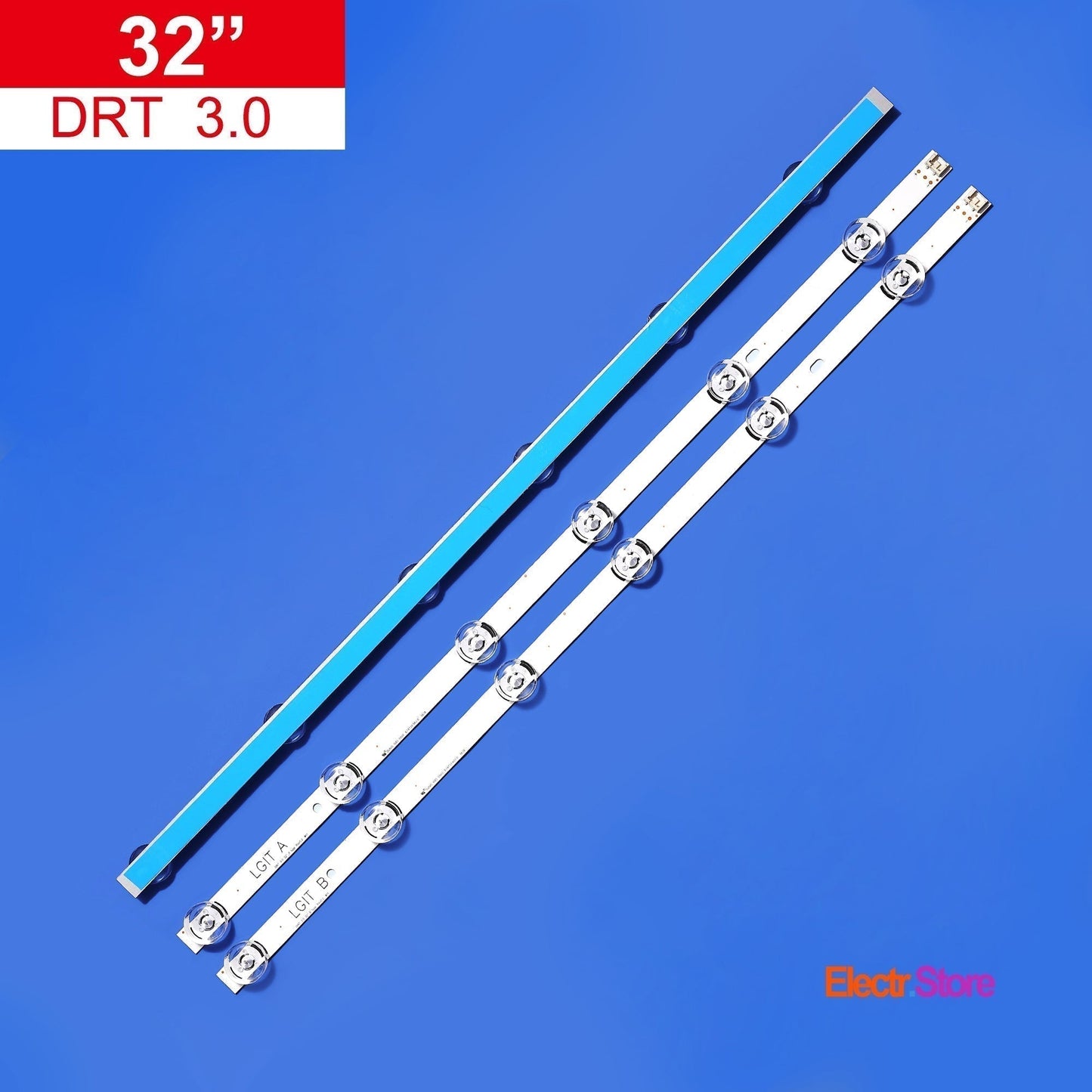 LED Backlight Strip Kits, Innotek DRT 3.0 32"_A/B-Type, AGF78399801, 6916L-1974A/6916L-1975A (3 pcs/kit), for TV 32" LG: 32LB563Z, 32LB561U, 32LB561V, 32LB580V-TA 32" DRT 3.0 DRT 3.0 32" LED Backlights LG Electr.Store