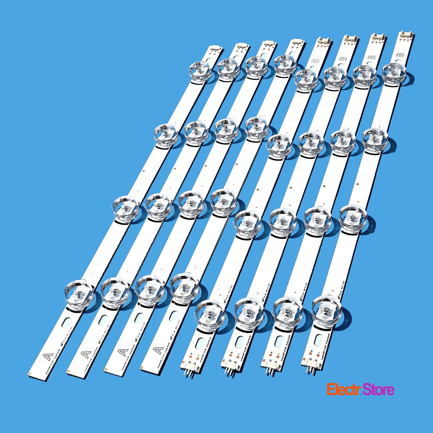 LED Backlight Strip Kits, Innotek DRT 3.0 39"_A/B-Type (8 pcs/kit), for TV 39" PANEL: HC390DUNVAHS1, HC390DUNVAHS2, HC390DUNVCHS3, HC390DUNVCHS2 39" DRT 3.0 DRT 3.0 39" LED Backlights LG Electr.Store