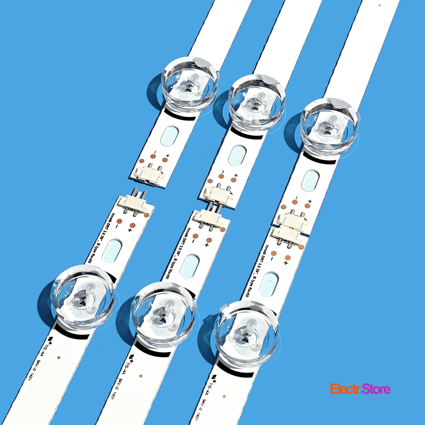 LED Backlight Strip Kits, Innotek DRT 3.0 39"_A/B-Type (8 pcs/kit), for TV 39" PANEL: HC390DUNVAHS1, HC390DUNVAHS2, HC390DUNVCHS3, HC390DUNVCHS2 39" DRT 3.0 DRT 3.0 39" LED Backlights LG Electr.Store