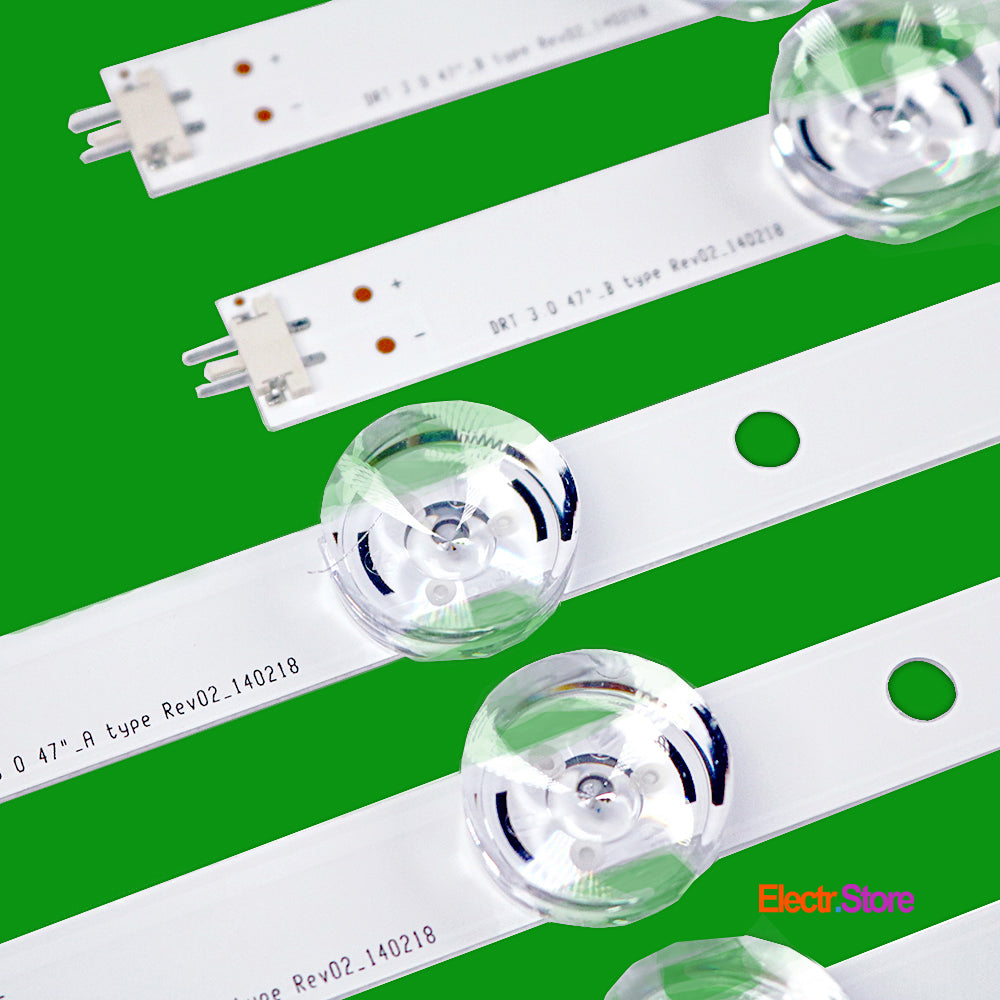 LED Backlight Strip Kits, Innotek DRT 3.0 47"_A/B-Type, AGF78401001, 6916L-1715A/6916L-1716A (8 pcs/kit), for TV 47" LG: 47LB561V-ZC.BEUWLJG, 47LB561V-ZC.BPIWLJG, 47LB580V-ZM.BEUWLJG, 47LB5700-ZB.BPIWLJG 47" DRT 3.0 DRT 3.0 47" LED Backlights LG Electr.Store