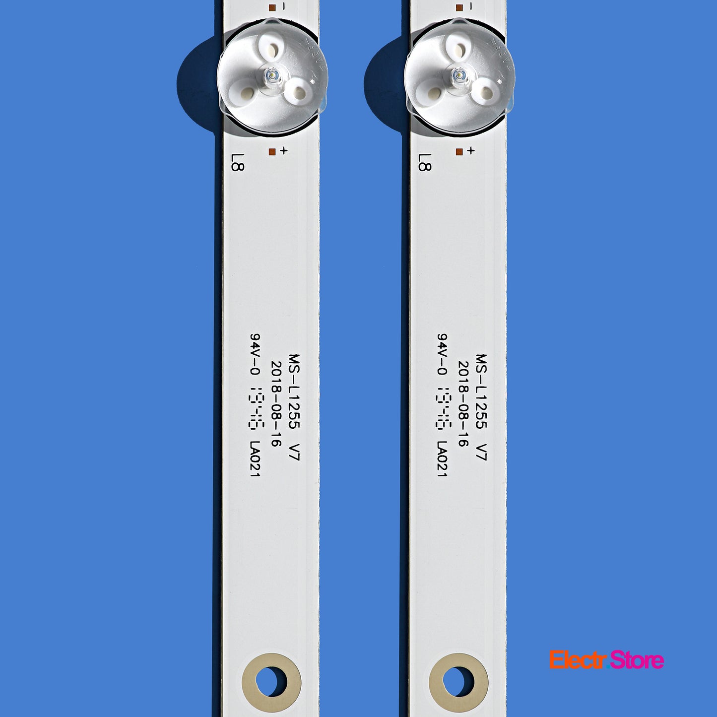 LED Backlight Strip Kits, MS-L1255 V7, HL-00500A30-0901S-04, CX50D09-ZC22AG-03 (8 pcs/kit), for TV 50" 50" BBK Centek Dexp Edison FOX Holleberg KIANO LED Backlights MS-L1255 RCA Selecline Skymaster Star-Light TD Systems TELE System Electr.Store