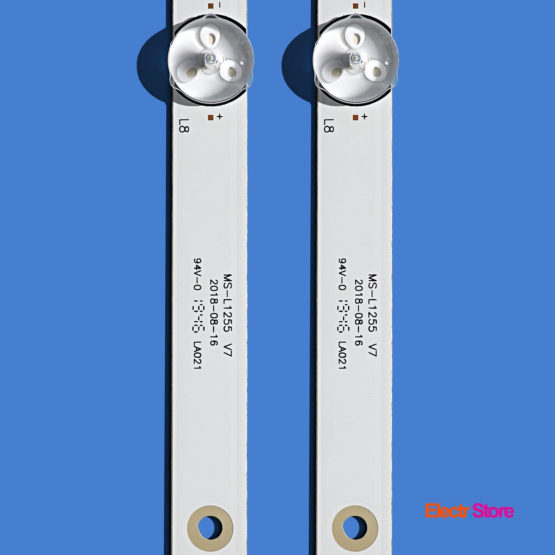 LED Backlight Strip Kits, MS-L1255 V7, HL-00500A30-0901S-04, CX50D09-ZC22AG-03 (8 pcs/kit), for TV 50" TELE System: SOUND50 50" BBK Centek Dexp Edison FOX Holleberg KIANO LED Backlights MS-L1255 RCA Selecline Skymaster Star-Light TD Systems TELE System Electr.Store