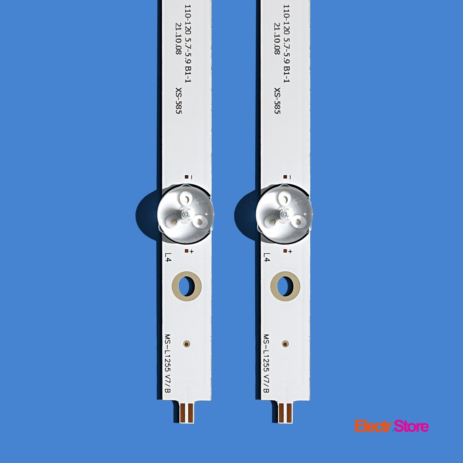 LED Backlight Strip Kits, MS-L1255 V7, HL-00500A30-0901S-04, CX50D09-ZC22AG-03 (8 pcs/kit), for TV 50" DEXP: F55D7000E 50" BBK Centek Dexp Edison FOX Holleberg KIANO LED Backlights MS-L1255 RCA Selecline Skymaster Star-Light TD Systems TELE System Electr.Store