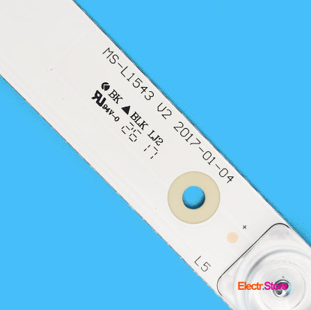 LED Backlight Strip Kits, MS-L1543 V2 (10 pcs/kit), for TV 55" SKYMASTER: 55SUS2505 55" Contex LED Backlights Manta MS-L1543 Others Skymaster Sunny Electr.Store
