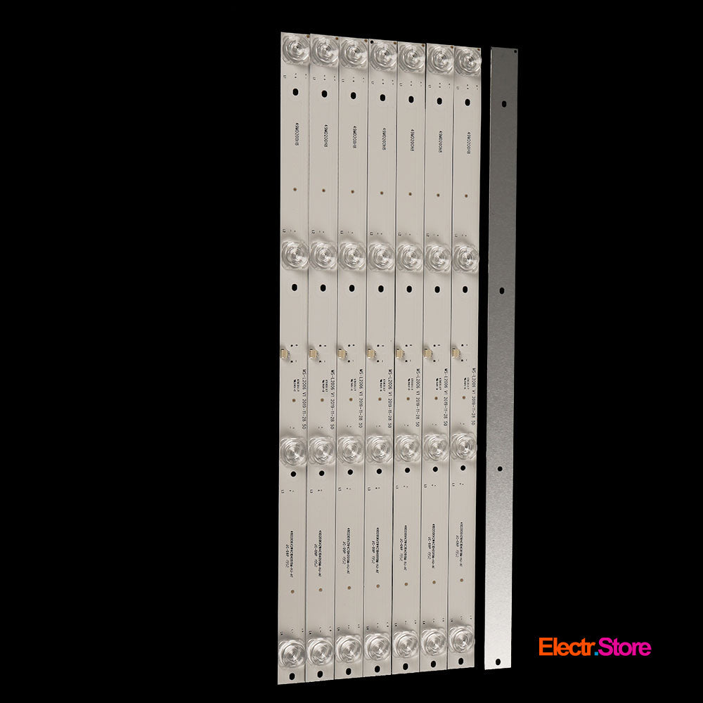 LED Backlight Strip Kits, MS-L2006 V1, 49MD2008H8, 49D2006V2W4C1B40919M-HJ-AF, CC02500D410V07, 8X49LED (8 pcs/kit), for TV 50" DEXP: U50E9000Q 49D2006V2W4C1B40919M-HJ-AF 49MD2008H8 50" AMCV Amoi Baird Dexp LED Backlights LG MS-L2006 V1 No Brand PHILIPS Starwind Electr.Store