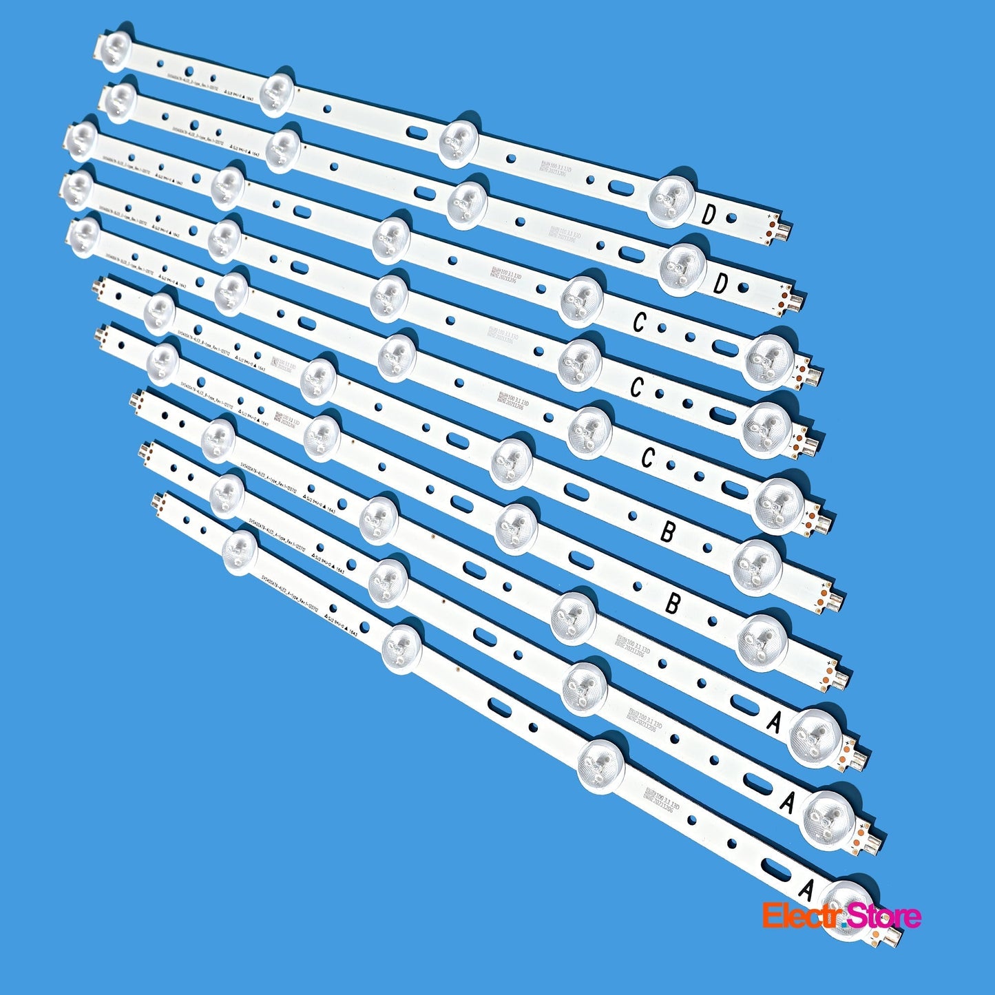 LED Backlight Strip Kits, SVS400A73, SVS400A79, 4/4/5/4LED (10 pcs/ki), for TV 40" Philips: 40PFL3208T 40" LED Backlights Multi PHILIPS Samsung SVS400A79 Toshiba Electr.Store