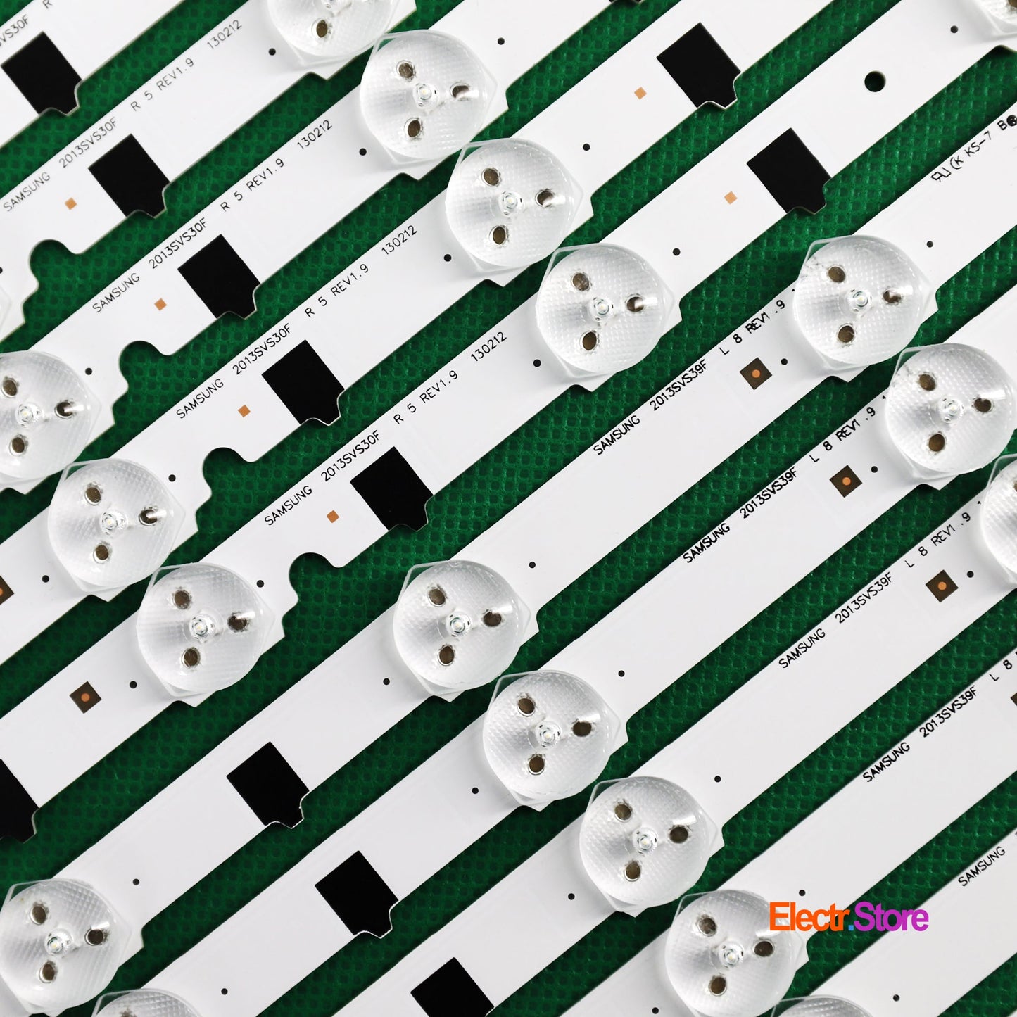 LED Backlight Strip Kits, D2GE-390SCA-R3/D2GE-390SCB-R3, 2013SVS39F_L8/R5_REV1.9 130212 (14 pcs/kit), for TV 39" PANEL: CY-HF400BGLV1H 2013SVS39F 39" LED Backlights Samsung Electr.Store