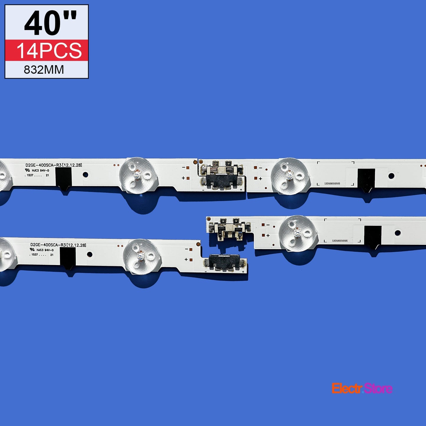 LED Backlight Strip Kits, 2013SVS40F, D2GE-400SCA-R3/D2GE-400SCB-R3, BN96-25304A/BN96-25305A (14 pc/kit), for TV 40" SAMSUNG: HG40NB677FFXZA, HG40NB678FFXZA, HG40NB690QFXZA, UN40F5000AFXZA 40" D2GE-400SCA-R3 D2GE-400SCB-R3 LED Backlights Samsung Electr.Store