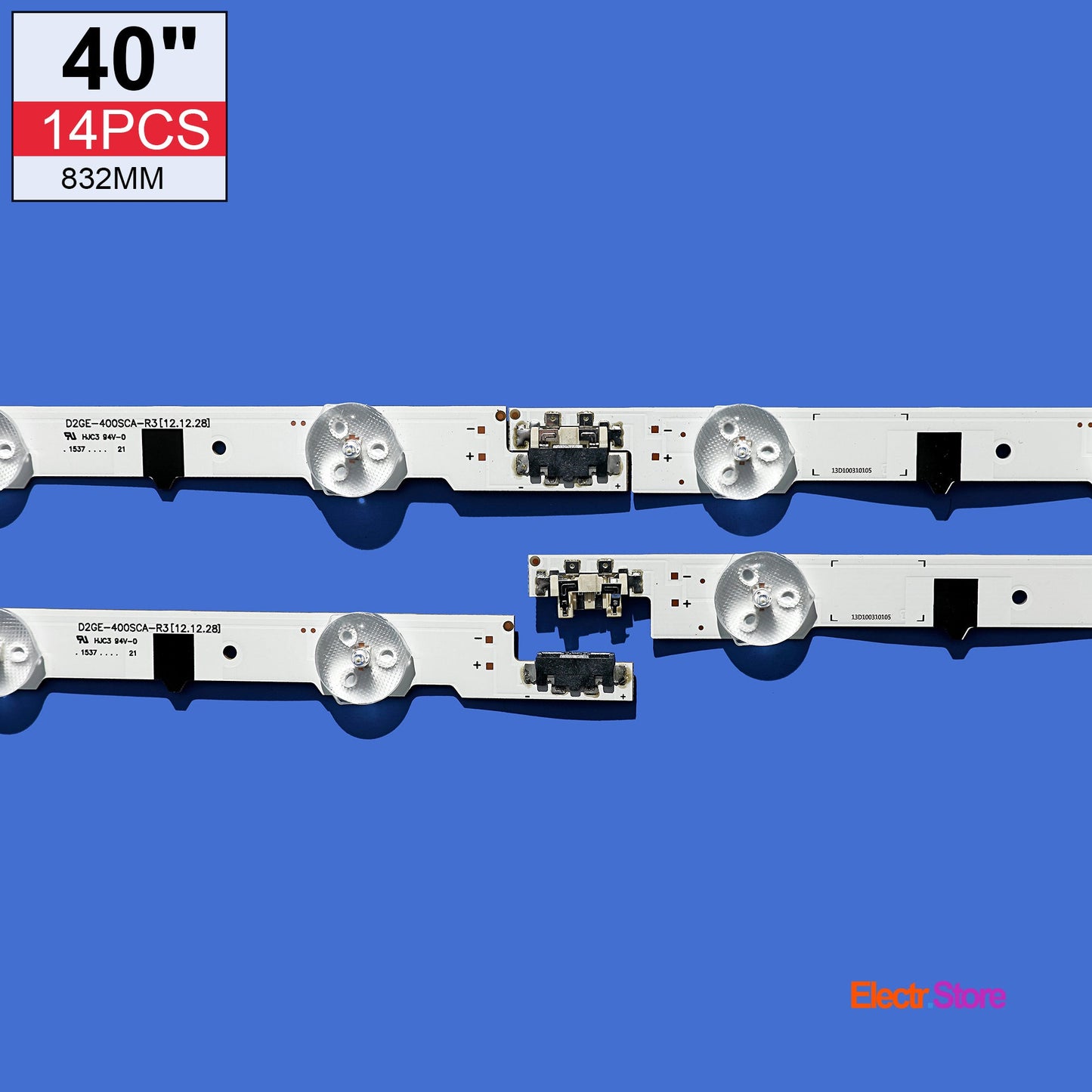 LED Backlight Strip Kits, 2013SVS40F, D2GE-400SCA-R3/D2GE-400SCB-R3, BN96-25304A/BN96-25305A (14 pc/kit), for TV 40" PANEL: CY-HF400BGLV1H 40" D2GE-400SCA-R3 D2GE-400SCB-R3 LED Backlights Samsung Electr.Store