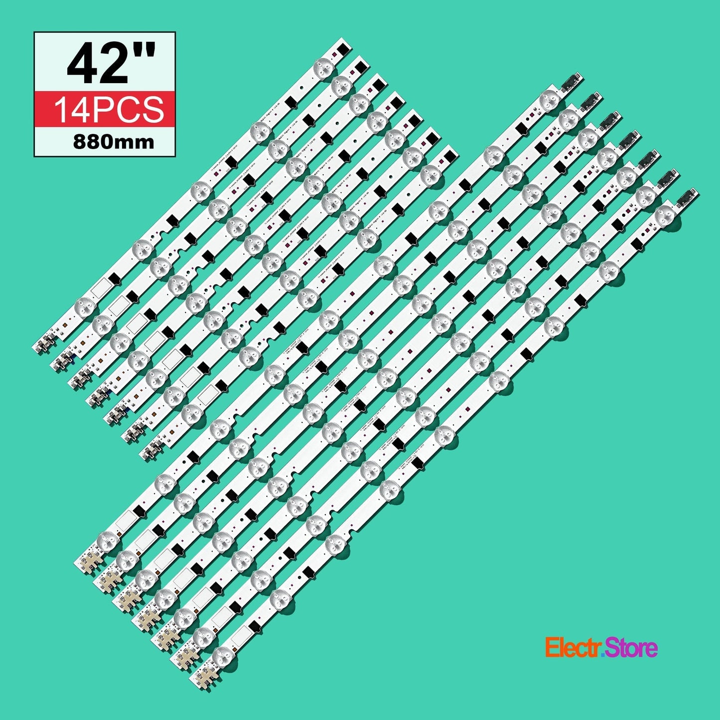 LED Backlight Strip Kits, D2GE-420SCA-R3/D2GE-420SCB-R3,2013SVS42F_L_9/R_5_Rev1.8 130103, BN96-25306A/BN96-25307A (14 pcs/kit), for TV 42" SAMSUNG: UE42F5700, UE42F5030 2013SVS42F 42" LED Backlights Samsung Electr.Store