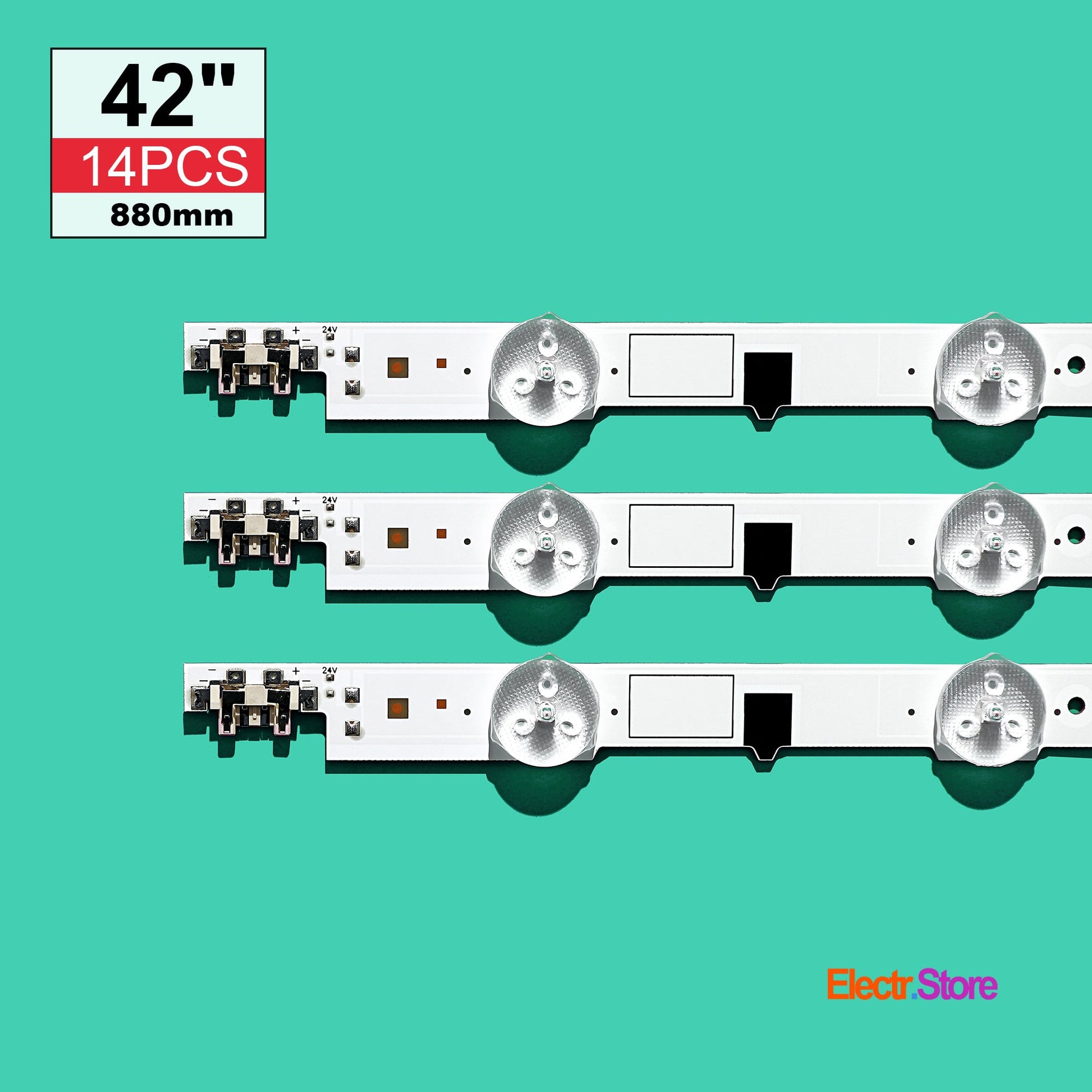 LED Backlight Strip Kits, D2GE-420SCA-R3/D2GE-420SCB-R3,2013SVS42F_L_9/R_5_Rev1.8 130103, BN96-25306A/BN96-25307A (14 pcs/kit), for TV 42" PANEL: HF420BGA-B1, CY-HF420BGAV1H 2013SVS42F 42" LED Backlights Samsung Electr.Store