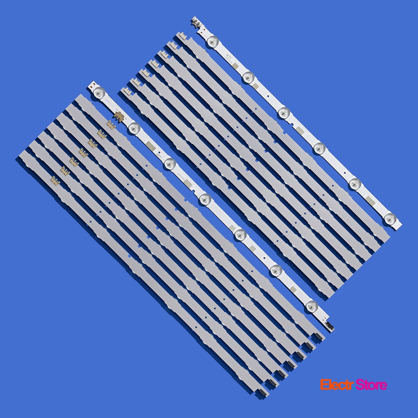 LED backlight Strip Kits, V5DR_500SCA_R1, V5DR_500SCB_R1, BN96-38479A, BN96-38480A (16 pcs/kit), for TV 50", PANEL: CY-TJ050HGNV1H, CY-TJ050HGNV2H 50" BN96-38479A BN96-38480A LED Backlights Samsung V5DR_500SCA_R1 V5DR_500SCB_R1 Electr.Store