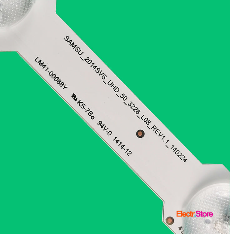 LED Backlight Strip Kits, 2014SVS_UHD_50, LM41-00088Y, LM41-00088Z, BN96-32178A, BN96-32179A, DUGE-500DCA-R3, DUGE-500DCB-R3 (12 pcs/kit), for TV 50" PANEL: CY-GH050HGNV9H, CY-GH050HGNV3H, CY-GH050HGNV1H 2014SVS_UHD_50 50" LED Backlights LM41-00088Y LM41-00088Z Samsung Electr.Store