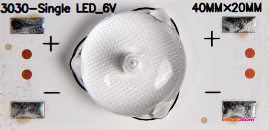 LED Backlight Strip Kits, Universal 3030-Single LED_6V (10pcs/kit), for TV 32", 39", 40", 42", 43", 47", 48", 49", 50", 55" 3030-Single LED_6V LED Backlights Singal Universal Electr.Store