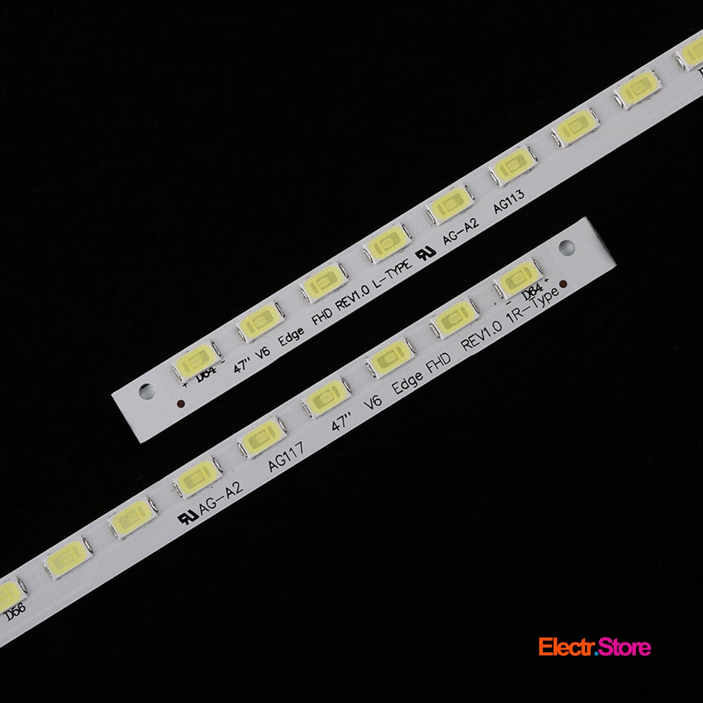 LED backlight Strip Kits, 47" V6 EDGE FHD, 6920L-0089A, 6920L-0089B, 2x610MM, 64LED (2 pcs/kit), for TV 47" PANEL: LC470EUF(SD)(F2) 47" 47" V6 EDGE FHD 6920L-0089A 6920L-0089B LED Backlights LG Electr.Store