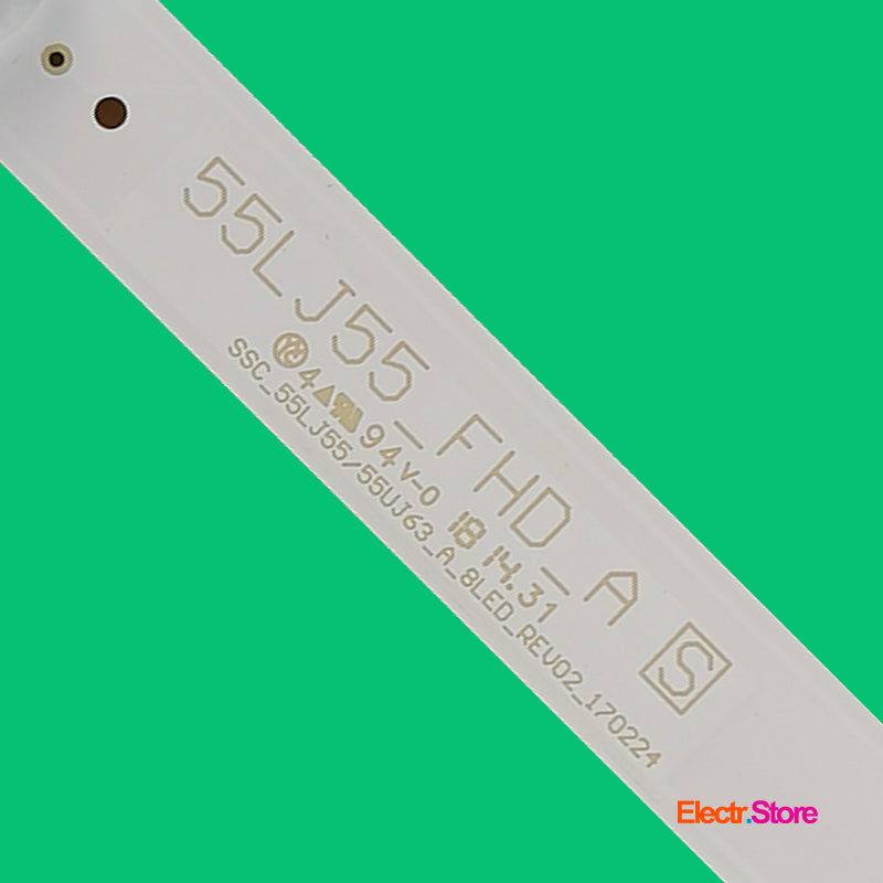 LED Backlight Strip Kits, AGF78738601, 55LJ55_FHD, 55UJ63_UHD (10 pcs/kit), for TV 55" 55" 55LJ55_FHD LED Backlights LG Electr.Store