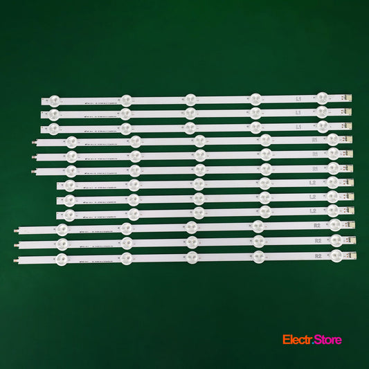 LED Backlight Strip Kits, 50"ROW2.1 Rev0.4 1 L1/L2/R1/R2-Type, AGF78401201, 6916L-1241A-1272A-1273A-1276A (12 pcs/kit), for TV 50" Panel: LC500DUE-SFU1, LC500DUE-SFR1, LC500DUE-SFR2 50" 50"ROW2.1 6916L-1241A 6916L-1272A 6916L-1273A 6916L-1276A LED Backlights LG Electr.Store