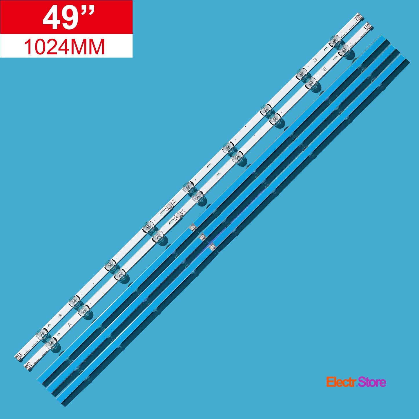 LED Backlight Strip Kits, Innotek DRT 3.0 49"_A/B-Type, AGF78402201, 6916L-1788A-1789A, 6916L-1944A-1945A (10 pcs/kit), for TV 49" LG: 49LB552, 49LB561U, 49LB582V, 49LB620V 49" DRT 3.0 49" LED Backlights LG Electr.Store