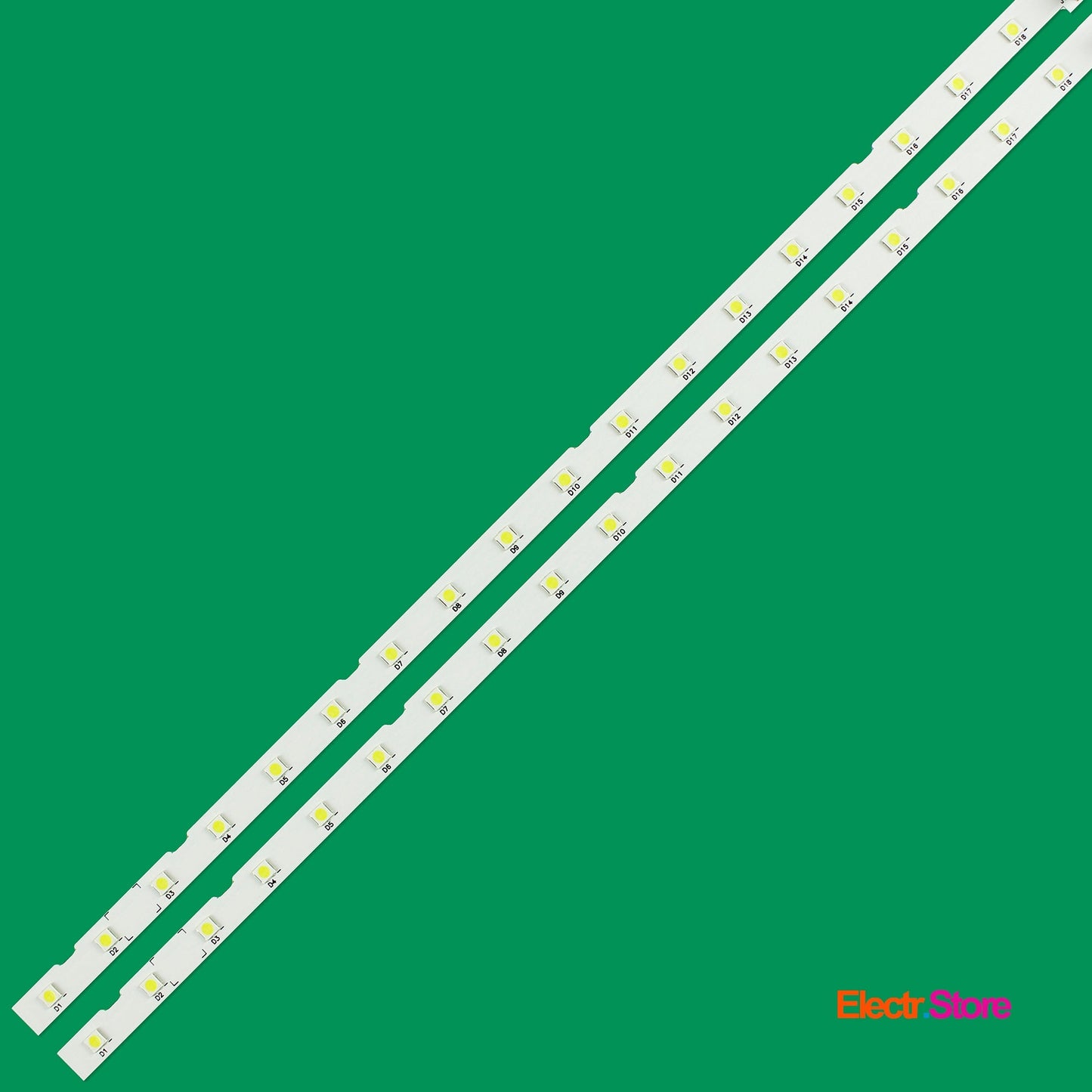 LED Backlight Strip Kits, AOT_49_NU7300_NU7100_2X38_3030C, BN61-14483A, 2x38LED (2 pcs/kit), for TV 49" SAMSUNG: UE49NU7102, UE49RU7305, UE49RU7300, UE49RU7302 49" AOT_49_NU7300_NU7100 LED Backlights Samsung Electr.Store