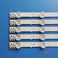 LED Backlight Strip Kits, BN96-28489A, D2GE-320SC1-R0, For Sharp_FHD (5 pcs/kit), for TV 32" SAMSUNG: UE32F4000, UE32F5070, UE32F6270, UE32F4570 32" D2GE-320SC1-R0 LED Backlights Samsung Sharp Sharp_FHD Electr.Store