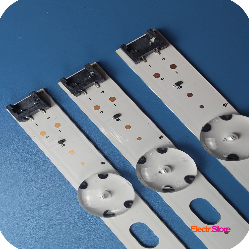 LED Backlight Strip Kits, LG Innotek 17Y 43inch_A-Type, LC43490059A (3 pcs/kit), for TV 43" PANEL: HC430DGN-ABSR2-211X, HC430DUN-SLTL1, HC430DGN-ABSR2-A11X, HC430DGG-SLTL1 43" Innotek 17Y 43inch LC43490059A LED Backlights LG Electr.Store