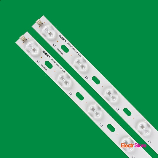 LED Backlight Strip Kits, LED32F3300C, 35016695 (2 pcs/kit), for TV 32" Konka: LED32M2800PDE, LED32F3100CE 32" 35016695 Konka LED Backlights LED32F3300C Others Electr.Store