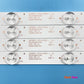 LED Backlight Strip Kits, LED40D11-ZC14-01/02, 30340011207/08 (8 pcs/kit), for TV 40" 40" Haier LED Backlights LED40D11-ZC14-01 LED40D11-ZC14-02 TCL Electr.Store