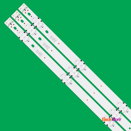 LED Backlight Strip Kits, 43" V16.5 ART3 2744 Rev0.1 1, 6916L-2744A, AGF79046801 (3 pcs/kit), for TV LG 43" LG: 43LH5100, 43LH615V, 43LH7500, 43LH604V 43" 43" V16.5 ART3 2744 Rev0.1 1 6916L-2744A LED Backlights LG Electr.Store