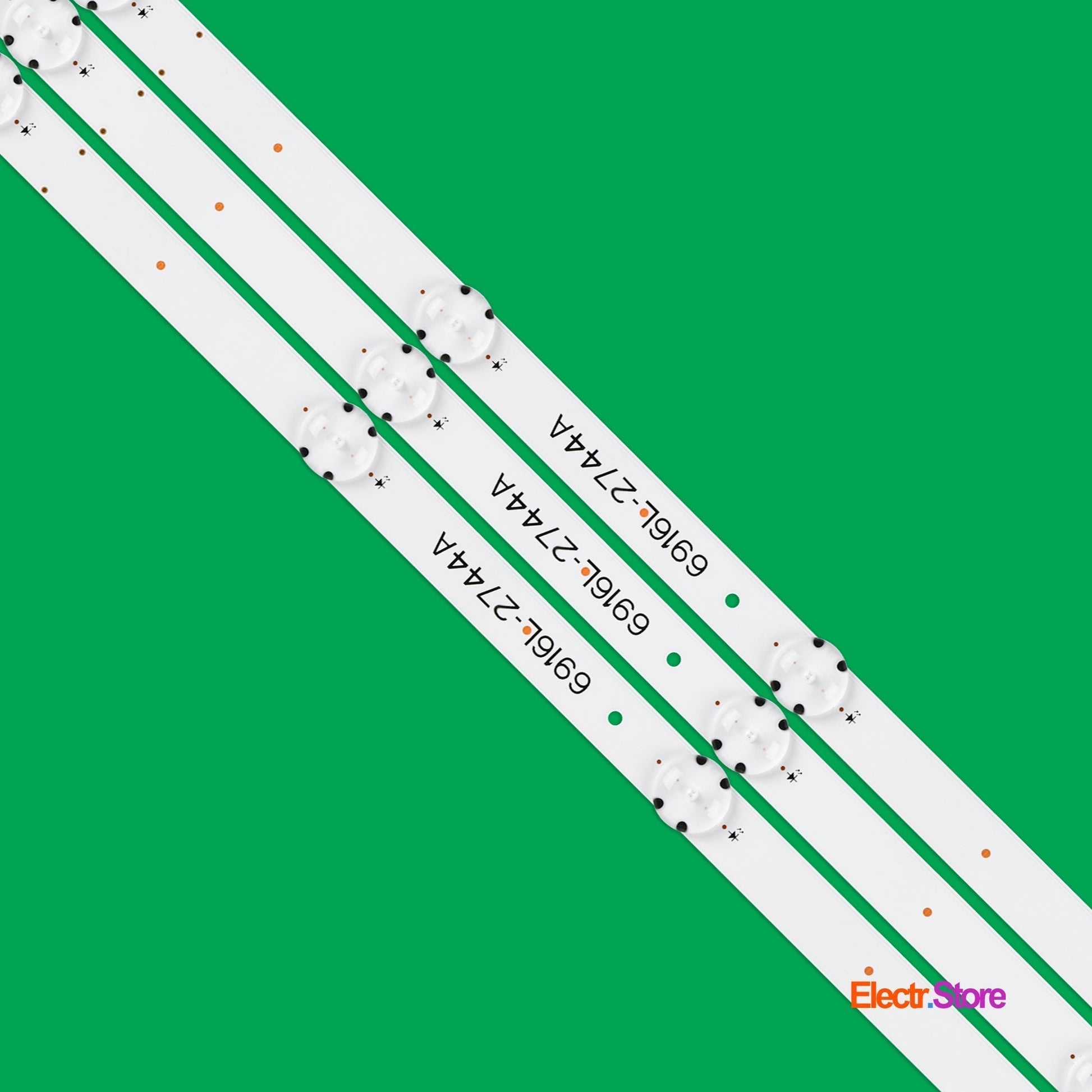 LED Backlight Strip Kits, 43" V16.5 ART3 2744 Rev0.1 1, 6916L-2744A, AGF79046801 (3 pcs/kit), for TV LG 43" LG: 43UH603V, 43UH620V, 43UH610V, 43UH6207 43" 43" V16.5 ART3 2744 Rev0.1 1 6916L-2744A LED Backlights LG Electr.Store