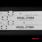 LED Backlight Strip Kits, UHD V16.5 LEFT/RIGHT, 6916L-2705A-2706A-2707A-2708A, AGF79047201, AGF79047401 (8 pcs/kit), for TV 49" LG: 49LW55S, 49LW541H, 49UH6107, 49UH6507 49" 6916L-2705A 6916L-2706A 6916L-2707A 6916L-2708A LED Backlights LG UHD V16.5 Electr.Store