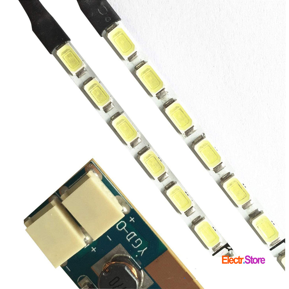 Universal LED Backlight Strip Kits, (LCD screen upgrade to LED Monitor Module), ((2*535*3mm+1*Module)/kit), for TV 15"-24" 15"-24" LED Backlights Universal Electr.Store