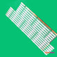 LED Backlight Strip Kits, LM41-00135A, LM41-00136A, V5DU-550DCA-R1, V5DU-550DCB-R1 (12 pc/kit), for TV 55" SUMSANG: UE55JU6410, UE55JU6500, UE55JU6740 55" LED Backlights LM41-00135A LM41-00136A S_5U75_55_FL Samsung V5DU-550DCA-R1 V5DU-550DCB-R1 Electr.Store